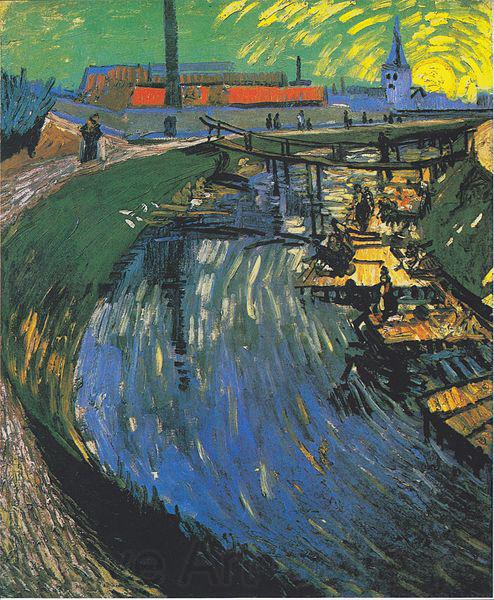 Vincent Van Gogh The channel France oil painting art